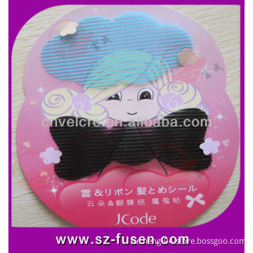 Custom Shaped Velcro Hair Clips